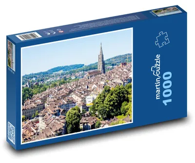 Obrázok produktu pre Puzzle 1000 Historické mesto s katedrálou - martinpuzzle