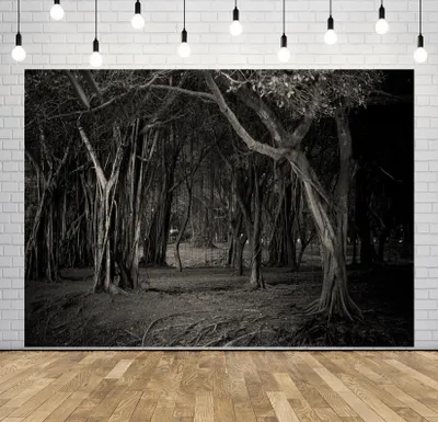 Productafbeelding van Solidchoice - Mistbos Achtergrond voor Fotografie 2,1 x 1,5 m