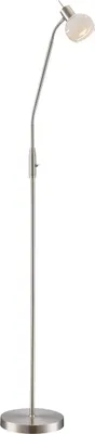 Produktbild von Globo Lighting Stehleuchte Metall Nickel matt, 1x E14 LED