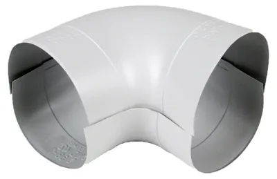 Produktbild von Sebald Ekafol PVC Bogen SE 90° : 22 mm / 30 mm Größe: 22 mm / 30 mm