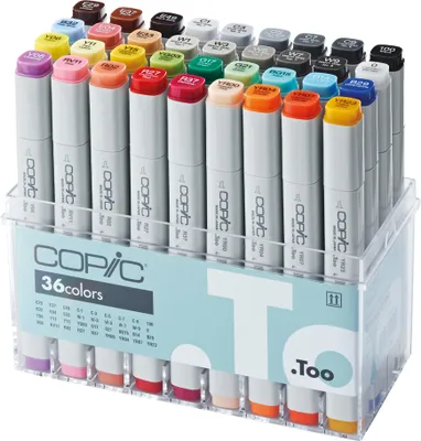 Produktbild von COPIC Profi Marker 36er Basis Set