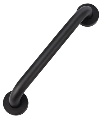 Produktbild von Haltegriff Wandhaltegriff Duschgriff - 30 cm - Schwarz - Edelstahl - Für Bad und Toilette