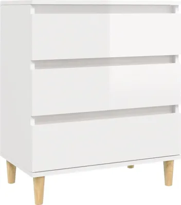 Produktbild von Sideboard Hochglanz-Weiß 60x35x70 cm Holzwerkstoff