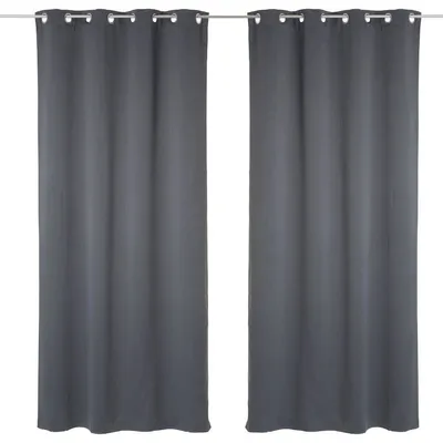 Zdjęcie produktu dla Zasłona zaciemniająca na przelotkach 135 x 240 cm, 2 sztuki w komplecie