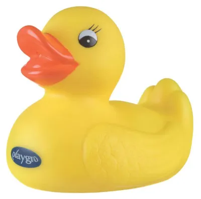 Produktbild von Playgro Baby Spielzeug Badeente Gelb Badewannenspielzeug für die Badezeit
