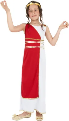 Immagine prodotto di Smiffys - Costume - Ragazze SM810 (146-152) (Rosso/Bianco)