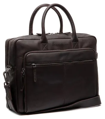 Immagine prodotto di The Chesterfield Brand Pelle borsa da ufficio laptop bag con scomparto per laptop Tacama Leather Laptop Bag Brown marrone scuro