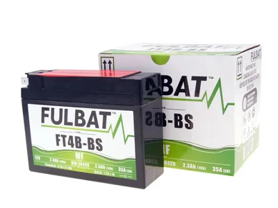 Obrázek produktu pro Baterie FULBAT FUL MF - FT4B-BS / YT4B-BS (suchá, bezúdržbová, včetně kyseliny)