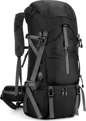 Obrázek produktu pro turistický batoh o objemu 70 l - Voděodolný batoh na lezení a kempování s pláštěnkou - Ideální pro cestování a jednodenní výlety