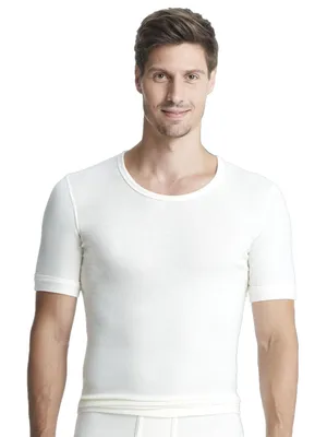 Produktbild von Sangora Angora Herren-Unterhemd, 8050090, XXL in wollweiß