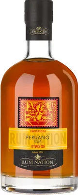 Produktbild von Rum Nation Peruano 8 Years Old Rum Limited Edition 42% Vol. 0,7l in Geschenkbox