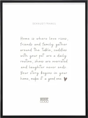 Image de Deknudt S029S2 Cadre photo simple 13x18 cm en aluminium noir mat