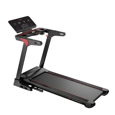 Immagine prodotto di JASPORT L3 tapis de course: pliable, silencieux, Bluetooth, 4CV, jusqu’à 20km/h, inclinaison 18%, surface 1340x480mm, 120kg