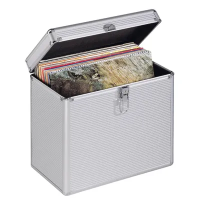 Produktbild von Hama 00181435 Tasche für Speichermedien Aktenkoffer mit Mikrorillen Silber (00181435)