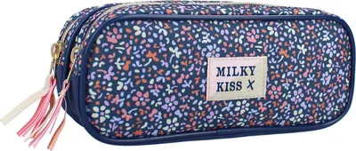 Zdjęcie produktu dla Vadobag Piórnik Szkolny Dwukomorowy Saszetka Tuba Milky Kiss