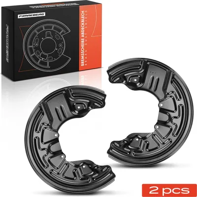 Image de Frankberg 2x tôle d'ancrage disque de frein avant bilatéral pour Audi A4 8E2 B6 8EC B7 8E5 8ED 8H7 8HE 2001-2009