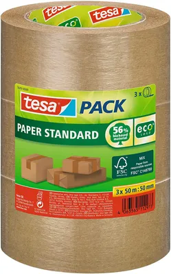 Obrázek produktu pro tesapack Papierklebeband Standard ecoLogo 50m x 50mm