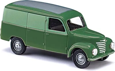 Produktbild von BUSCH Framo Kastenwagen grün-hellgrün 8672 Automodell 1:120