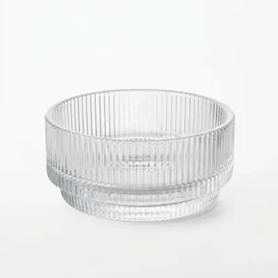 Produktbild von Elegante Glasschale auf Fuß - 500 ml - zeitloses Design - klares Glas