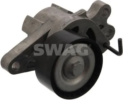 Produktbild von SWAG 62 94 0466 Riemenspanner Keilrippenriemen passend für PEUGEOT 206 Schrägheck (2A/C) Ø60mm Rolle