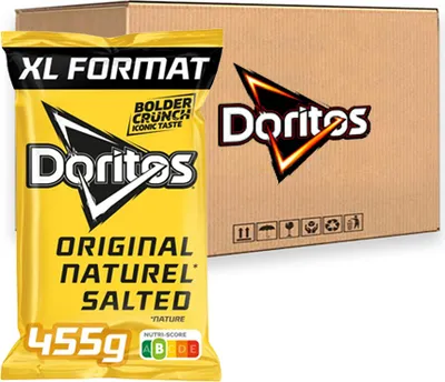 Produktbild von Doritos - Original Naturel Salted - 12x 455g