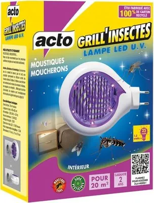 Image de Acto Lampe Anti-insectes Uv Led Piège à Insectes Uv Led Efficace Et Silencieux - Acto