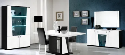 Produktbild von Luxus Möbel Stuhl Stühle Gruppe Garnitur Esszimmer Esstisch 8tlg. Set Tisch Neu
