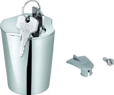 Produktbild von Grohe Eggemann Eurotec Griff abschliessbar inklusive 2 Schlüssel für Aussenventile chrom - 41000000