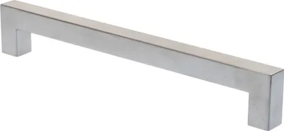 Produktbild von Möbelgriff BA 200mm Küchengriff Edelstahl gebürstet Schrankgriff eckig