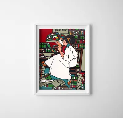 Produktbild von Poster - Canvas - Leinwand - 42 cm x 59,4 cm - "Girls Will Be Girls" "Do it now"