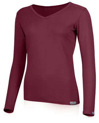 Produktbild von EVA ist ein Damen Merino-Langarmshirt.