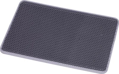 Image de Nobby Tapis tamis bac à litière gris carré 39 x 60 cm