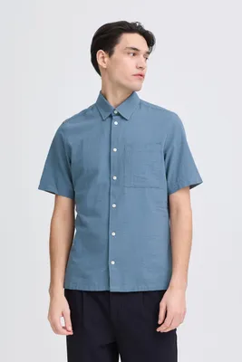 Produktbild von Casual Friday CFAaberg Herren Kurzarmhemd Hemd Herrenhemd 100% Baumwolle Regular Fit