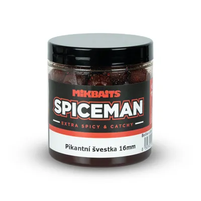 Obrázok produktu pre Mikbaits boilie v dipu Spiceman Pikantní vestka 250ml MC0066