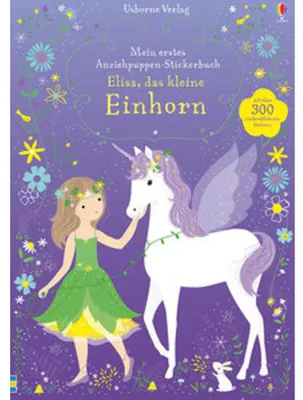 Immagine prodotto di Mein erstes Anziehpuppen-Stickerbuch: Elisa, das kleine Einhorn