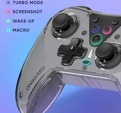 Produktbild von Oniverse Astralite, Gamepad, Nintendo Switch Lite, Nintendo Switch OLED, D-Pad, Makro-Taste, Schaltfläche Teilen, Turbo-Taste, Analog / Digital, Verkabelt & Kabellos, Bluetooth/USB