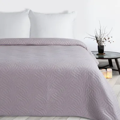 Produktbild von Tagesdecke LEIN-Optik Pink 220x240 cm