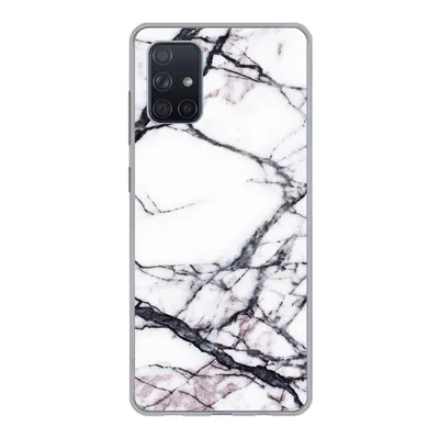 Produktbild von MuchoWow® Handyhülle Schutzhülle Hülle für Samsung Galaxy A51 5G Marmor - Weiß - Stein Silikon Softcase Handy Hülle - Abbildung