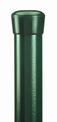 Produktbild von Alberts Zaunpfosten für Ziergitter Deco und Ziergeflecht Rondo zinkphosphatiert, grün kunststoffbeschichtet |änge 1200 mm Pfosten-Ø 28 mm