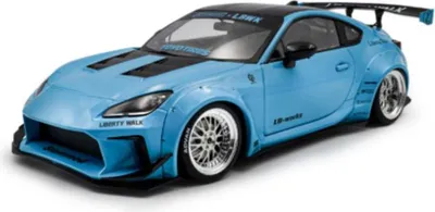 Produktbild von Solido 421186460 Toyota GR86 LBWK Bodykit 2024 blau 1:18