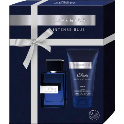 Produktbild von s.Oliver Intense Blue Geschenkset 2-teilig 1 Stück = 1 x 30ml EdT +75ml Duschgel