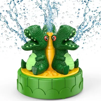 Produktbild von Dinosaurier Rasensprenger Kinder, Gartensprenger Wasserspielzeug, Outdoor Spielzeug für Garten, sicher & robust, Geschenk für Jungen Mädchen