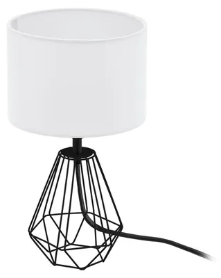 Immagine prodotto di Lampada Da Tavolo Carlton 2 Acciaio Nero 1 Luce E14