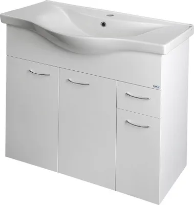 Zdjęcie produktu dla Aqualine Keramia Fresh - Szafka pod umywalkę 752x740x347 mm, biała 50082A