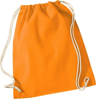 Produktbild von Westford Mill - Turnbeutel, Baumwolle PC5783 (Einheitsgröße) (Orange)