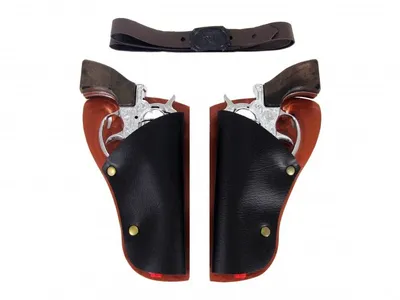 Produktbild von Spielset Cowboy 5 Teile 2 Revolvers