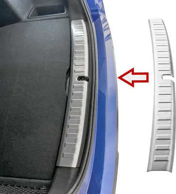 Obrázek produktu pro Ochrana nárazníku z nerezové oceli, matná uvnitř, vhodná pro BMW X1 iX1 | U11 | BJ od 2022&gt