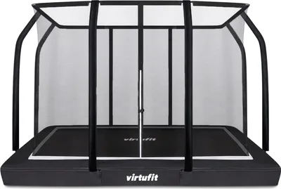 Produktbild von Premium-Bodentrampolin mit Sicherheitsnetz – rechteckig – 244 x 366 cm