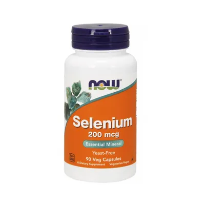 Produktbild von NOW Foods - Selen, 200mcg, 90 Kapseln
