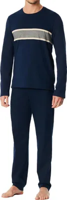 Produktbild von Schiesser Herren Schlafanzug lang Gr. 56  admiral